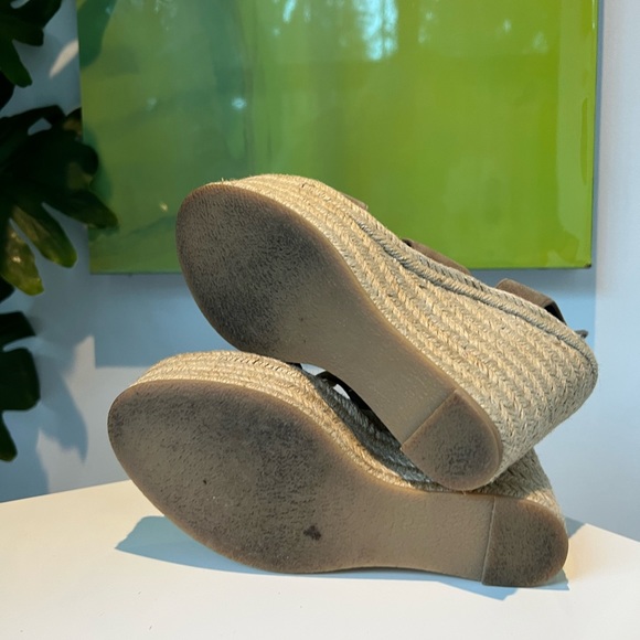 Saint Laurent Paris size 38 tan wedges - Picture 6 of 9